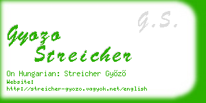 gyozo streicher business card